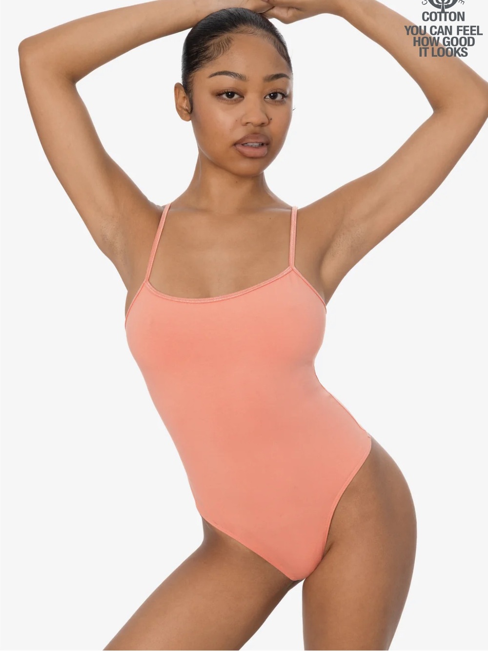 Los Angeles Apparel Spaghetti Thong Bodysuit